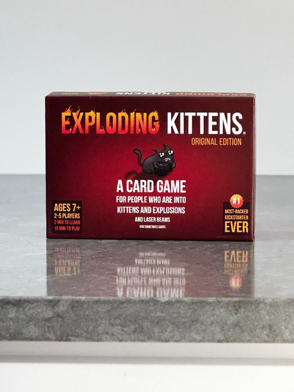 Exploding Kittens Original Edition Card Game EUC Complete